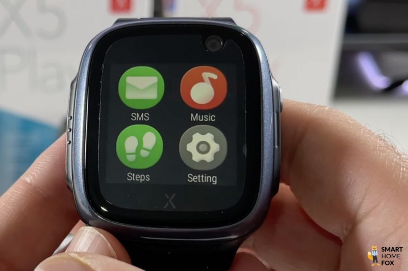 Man sieht die Musik-Funktionen der XPLORA X5 Play.